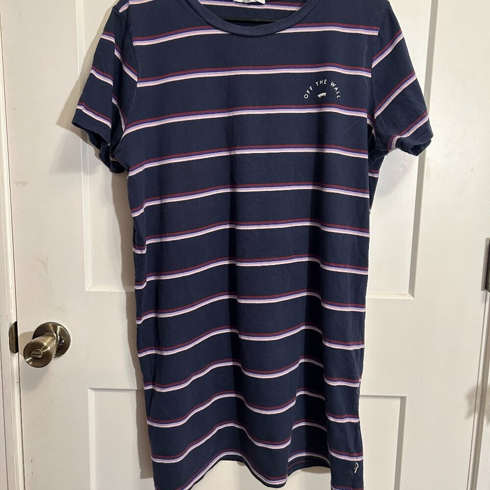 Vans Striped T-Shirt Dress